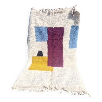 Magnifique tapis berbère authentique – pièce unique Idéal cadeau de Noel