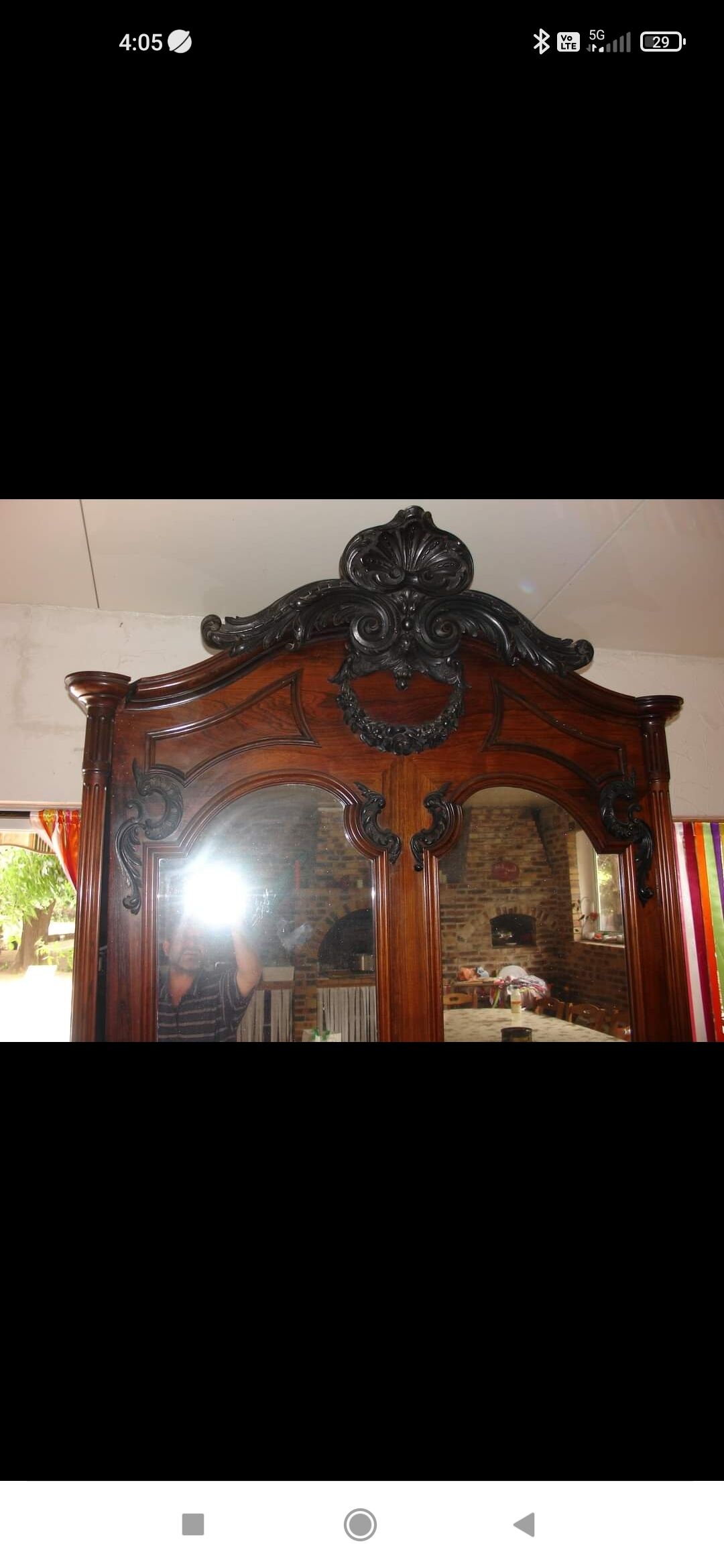 Armoire bonnetière transformable 1872 par Guiraud à Lyon