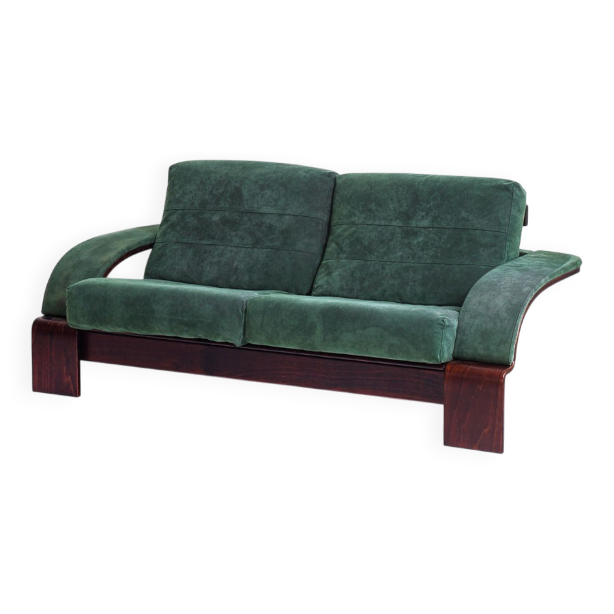 Vintage 2-3 seater sofa in alcantara. Åke Fribyter for Nelo Möbel. Sweden.