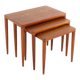 3 tables gigognes par Henry W. Klein pour Bramin