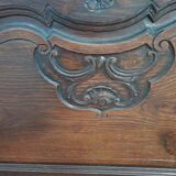 Paire de bancs de ferme ou chalet