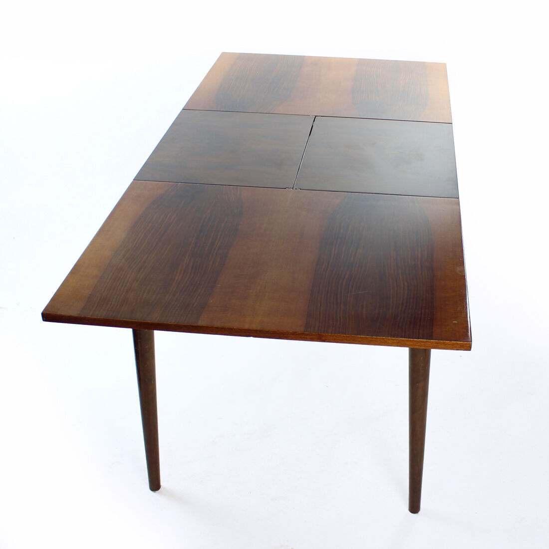 Extendable Dining Table In Mahogany By Mier, Czechoslovakia 1960s