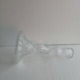 Glass candlestick