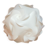 White plastic ball lamp