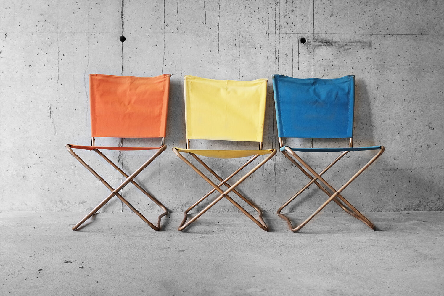 Lot de 3 fauteuils vintages Lafuma Chantazur 1960