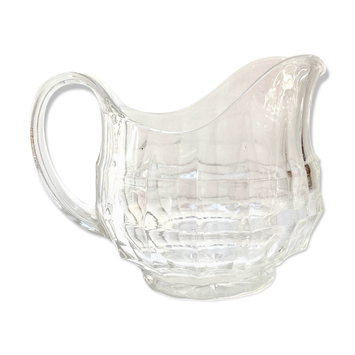 Vintage glass pitcher