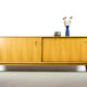 Enfilade en noyer vintage par Georg Satink pour WK Möbel, Allemagne, années 1960