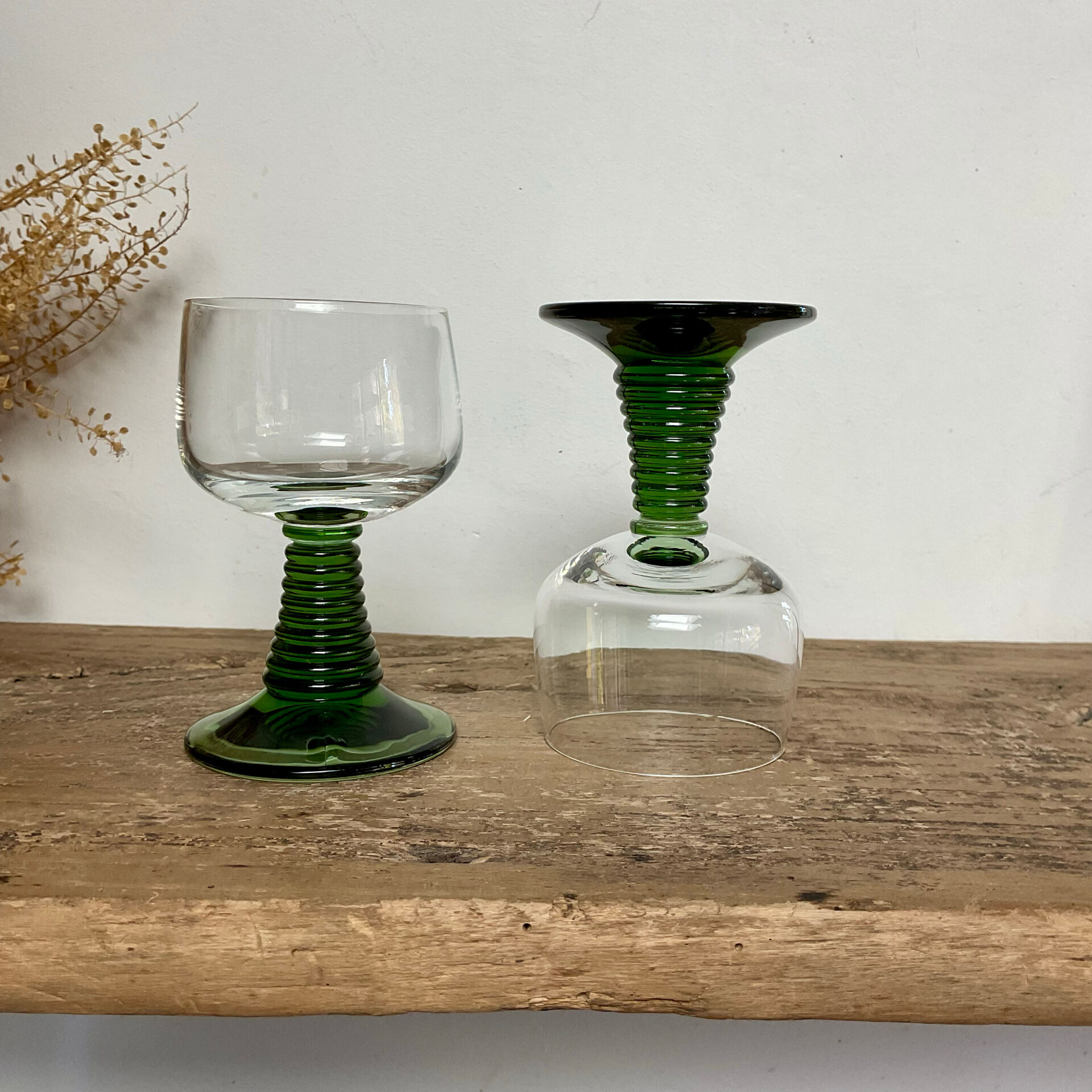 4 verres Alsace Roemer vintage