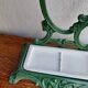 Enamelled cast iron umbrella door 1900
