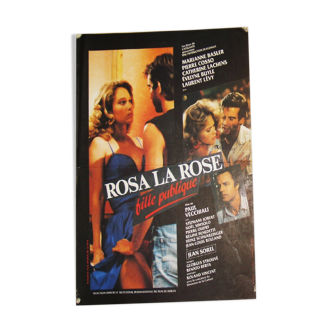 Affiche cinématographique originale " Rosa la Rose "