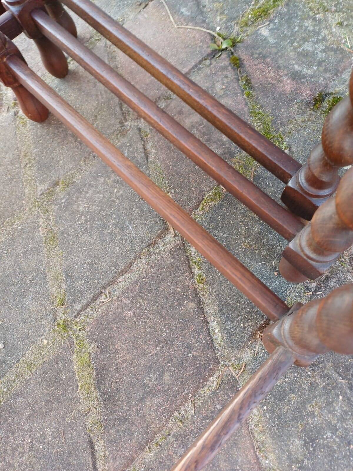 Mahogany nesting tables, set of 3