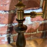 Gilded bronze lamp