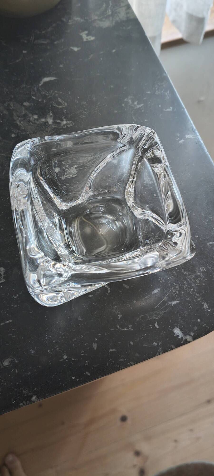 Cendrier cristal Daum France