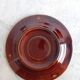 Set of 8 Vintage (1970) Belgian Brown Coffee/Tea Cups and Saucers