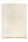Beni Ourain Berber rug in ecru with raised diamonds, 300 x 210 cm.