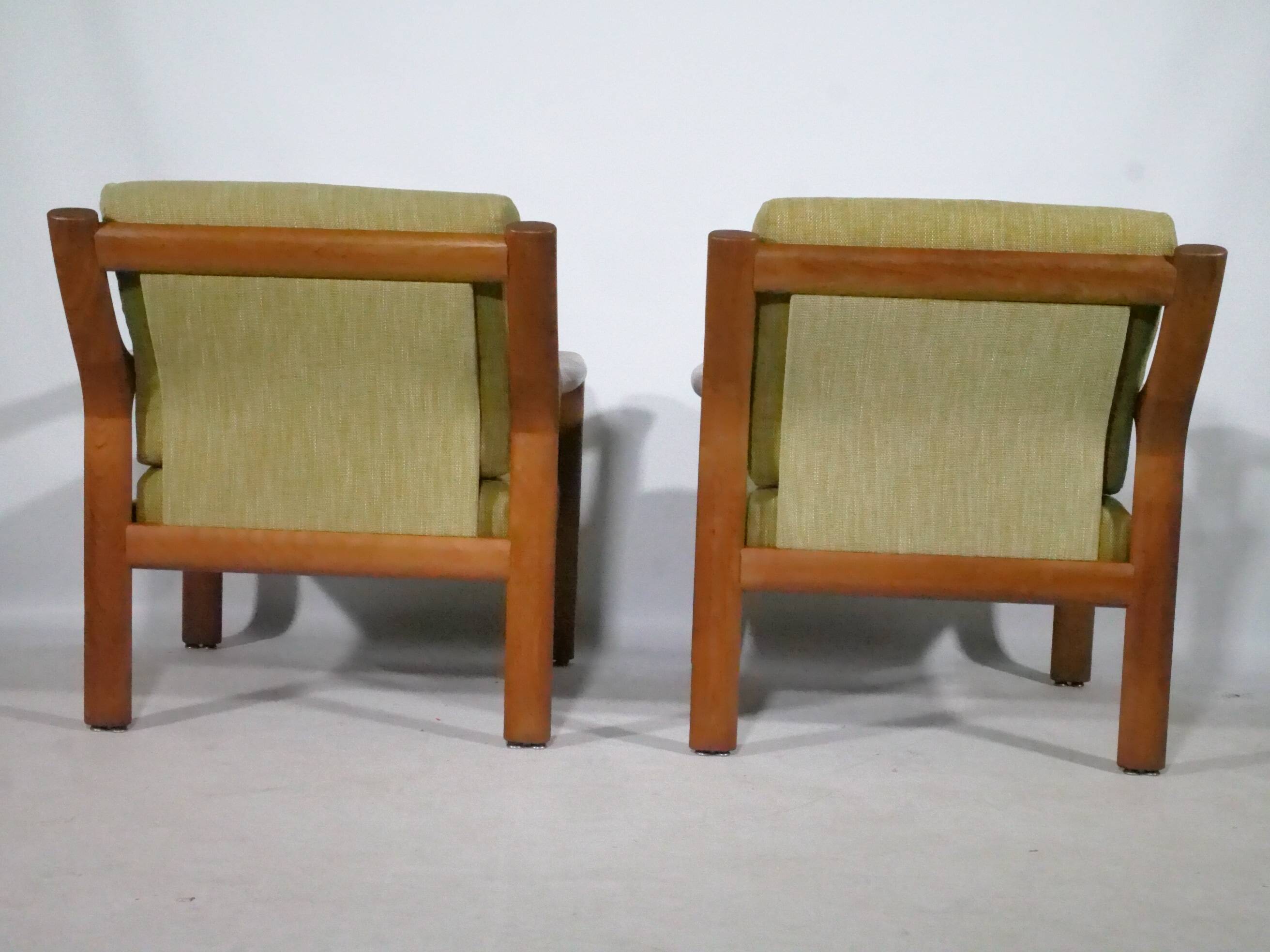 Ensemble de fauteuils design danois – Teck, années 1960, style vintage du milieu du siècle