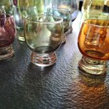 Vintage digestive glasses