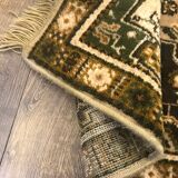 Vintage Turkish Carpet with Medallion Design 134 X 66 cm