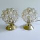 Pair of Limburg Bubble Glass Lamps