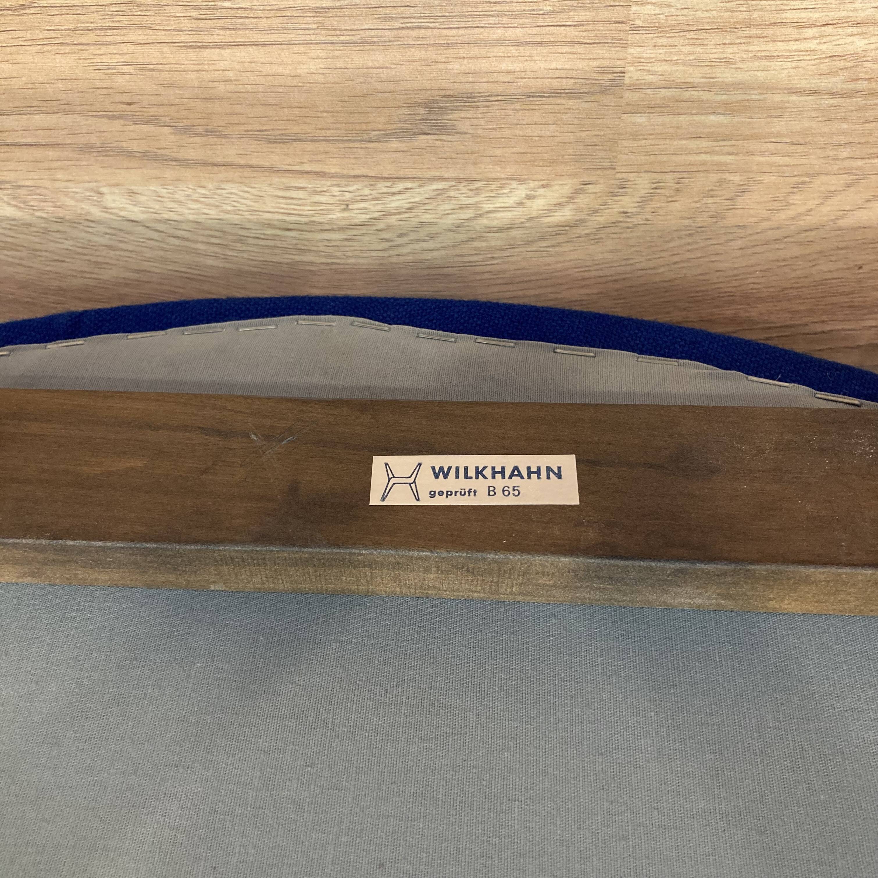 Suite of 4 designer armchairs 1950 "Hartmut Lhomeyer".