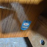 Scandinavian teak bed from the 1960s.