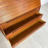 1960s Vintage Danish teak secretary by Kai Kristiansen for HNJ Møbler