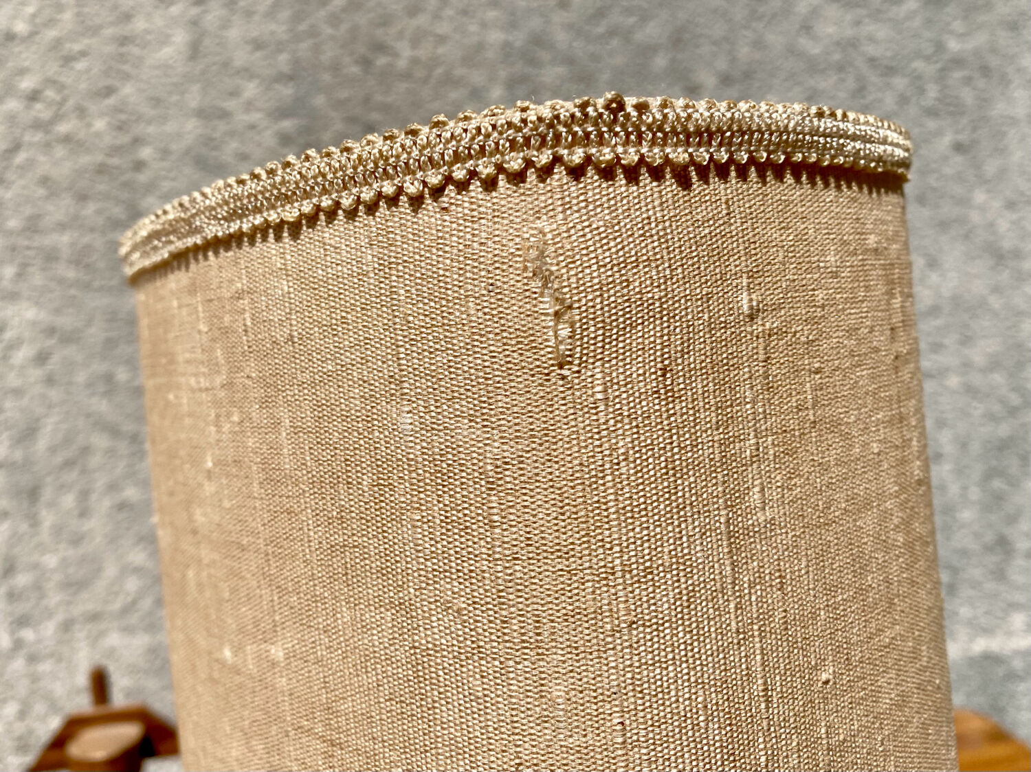 Table lamp in art ceramic Bordeaux