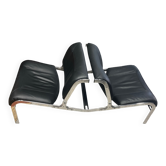 Back-to-back duo of seats "whist" by Olivier Mourgue