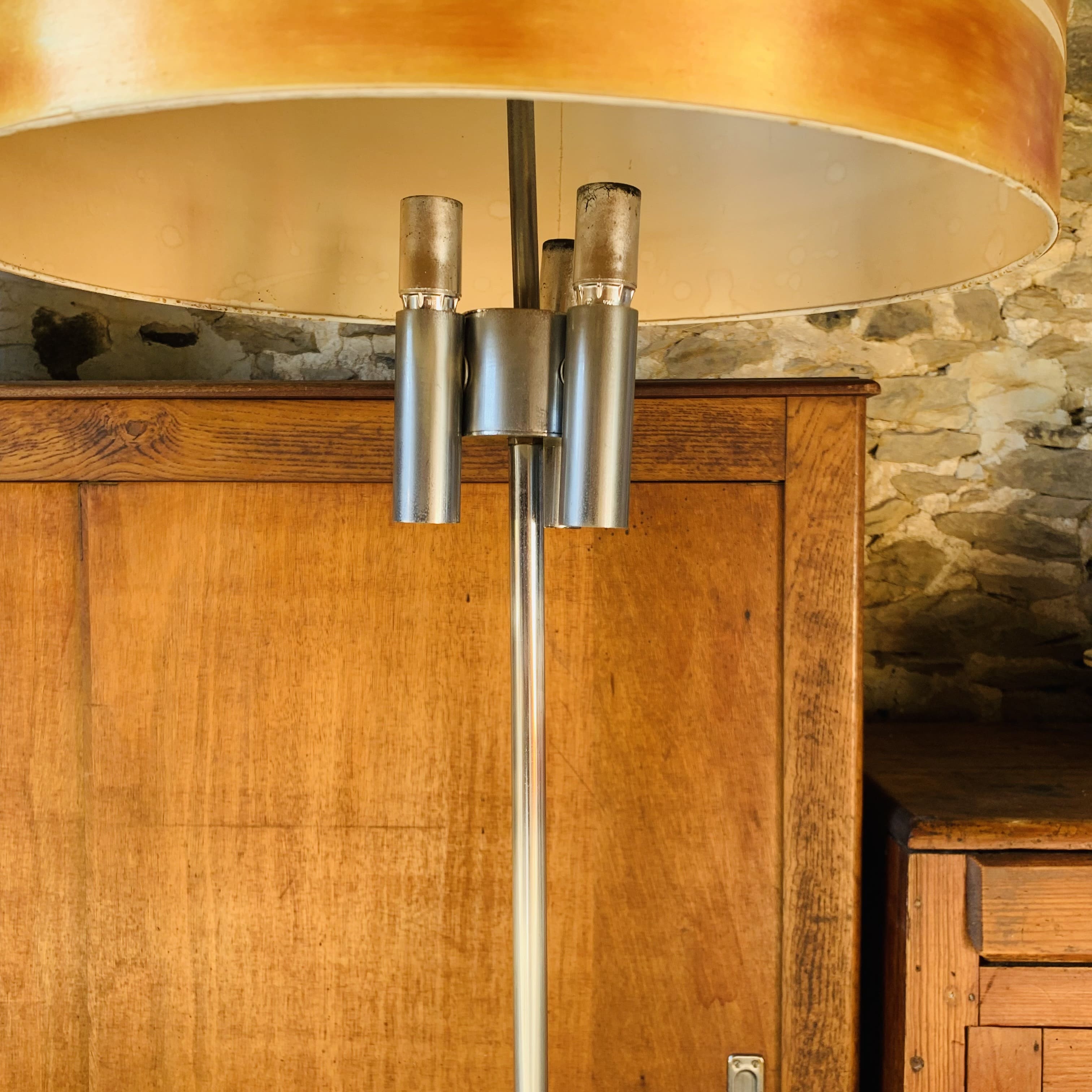 Brutalist floor lamp