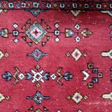 Vintage Uzbek Bukhara handmade rug 128 cm x 196cm 1950s - 1C1228