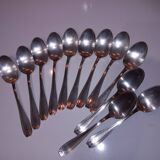 12 silver tablespoons