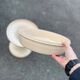Vintage plastic pouf emsa 1970 w germany stool