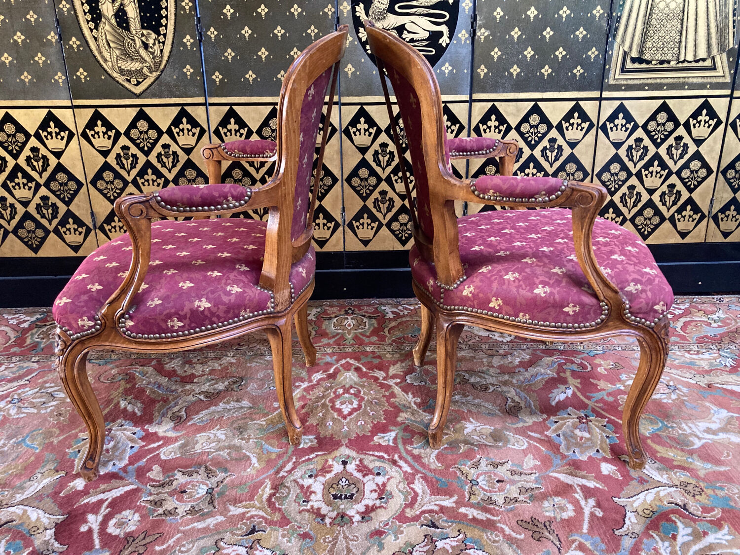 Pair of Louis XV armchairs