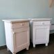 Pair of vintage wooden bedside tables