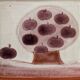 Pocket tray "apple trees", signed by the Cloutier brothers.