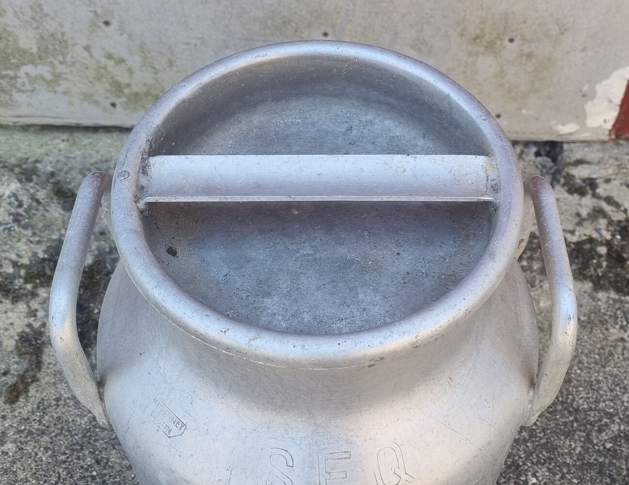 Large milk jug hugonnet, seq, dijon, vintage, 50s