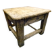 Table basse en bois massif 20ème