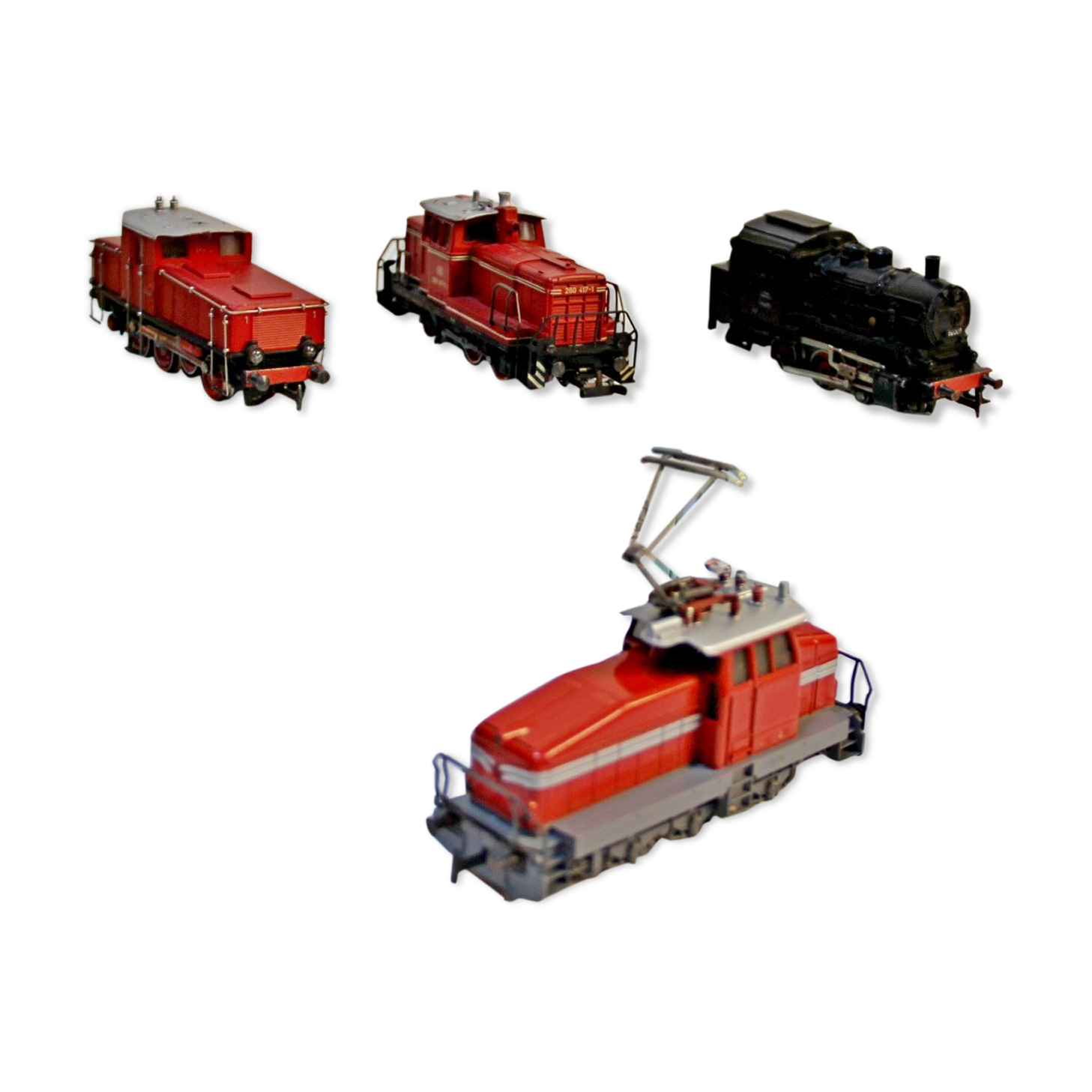 Lot de 4 locomotives marklin