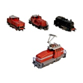 Lot de 4 locomotives marklin
