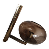 Sciolari smoked glass wall light 1970