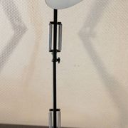 Large black Aluminor articulated desk lamp made in France vintage 1970