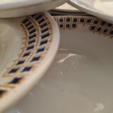 10 hollow plates Faïence Givors1930