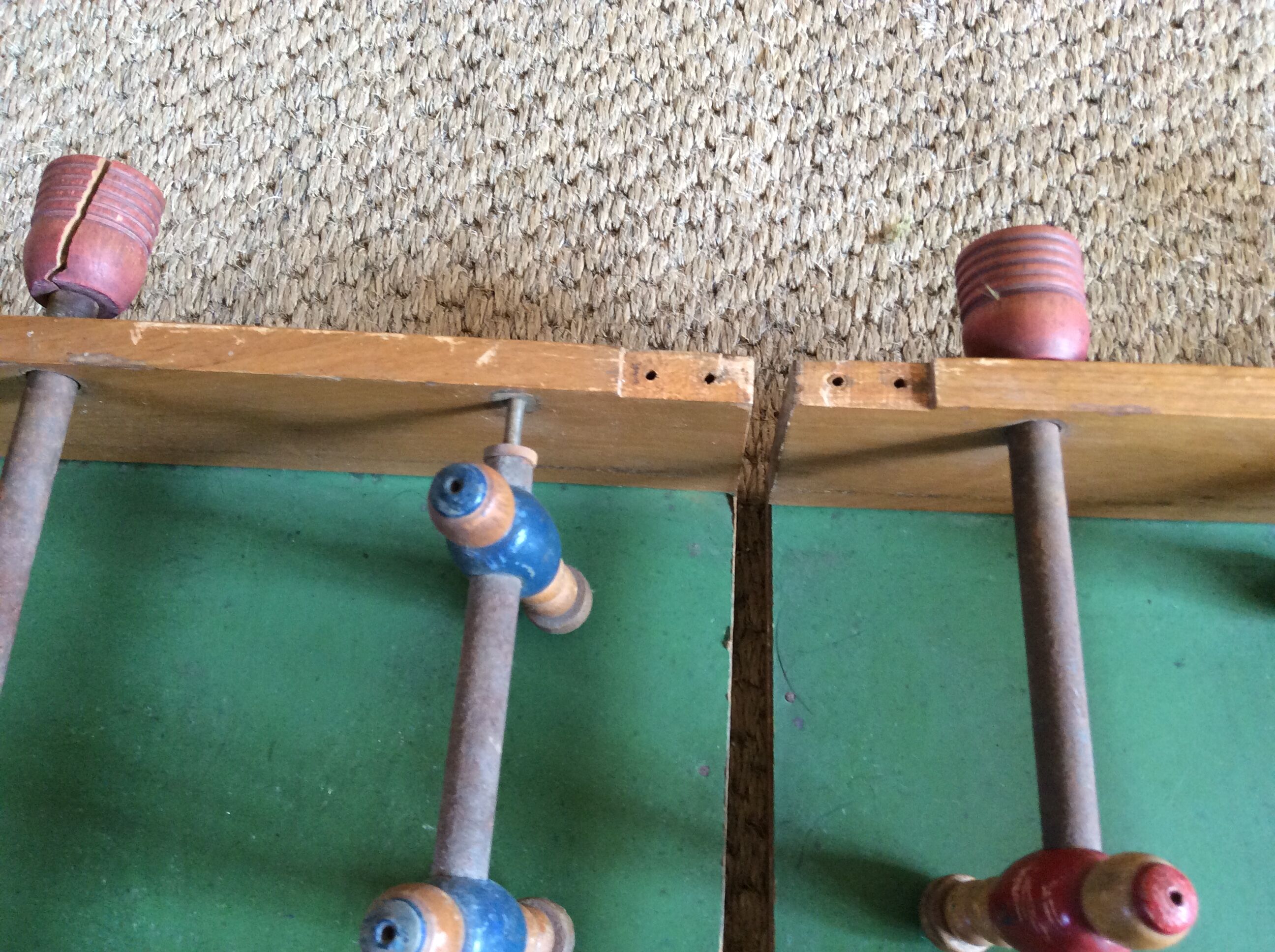 Folding table football