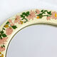 Flower oval mirror, Japan
