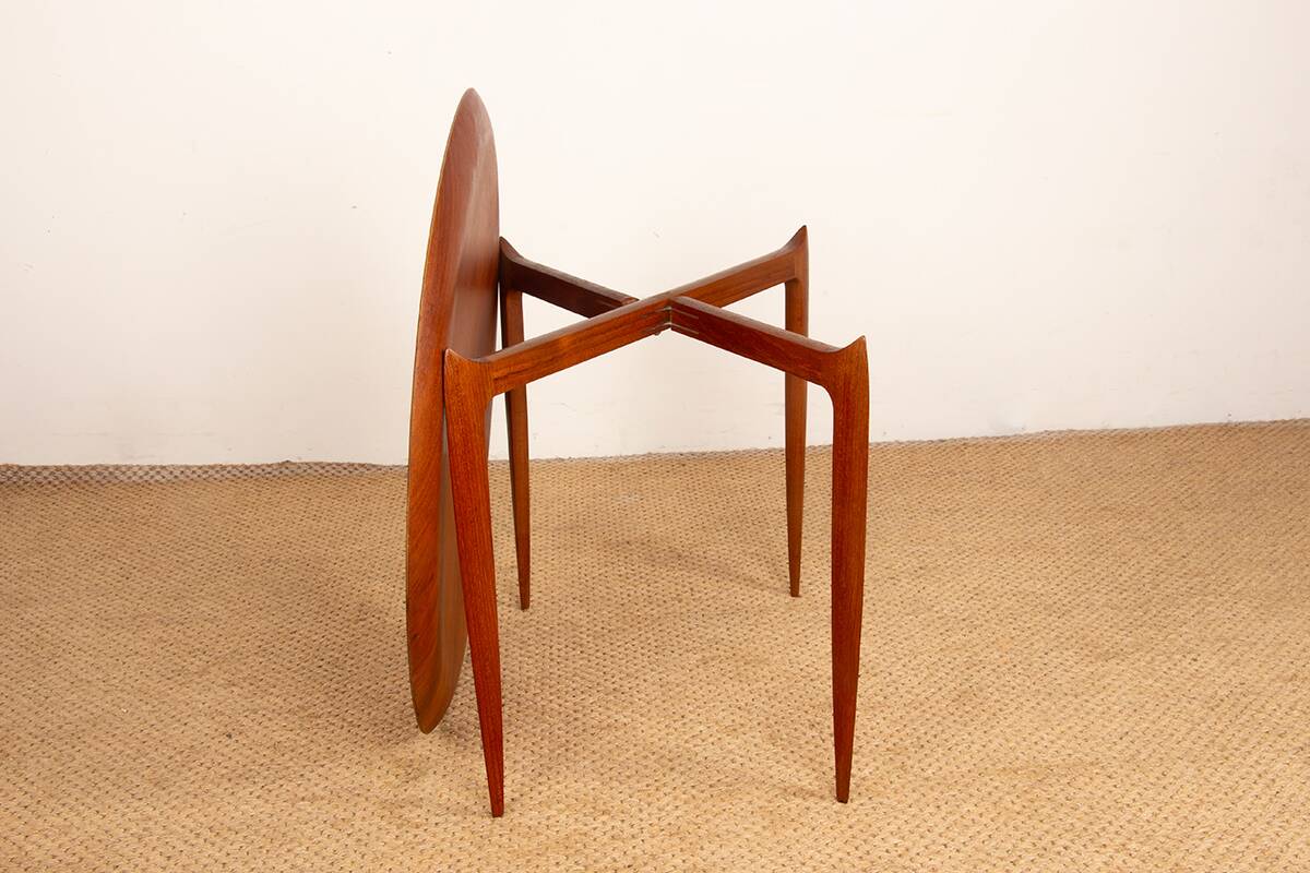 Coffee table, foldable, Danish in teak, model 4508 by Engholm and Willumsen.