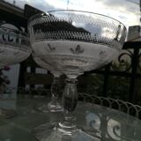 Old champagne glasses
