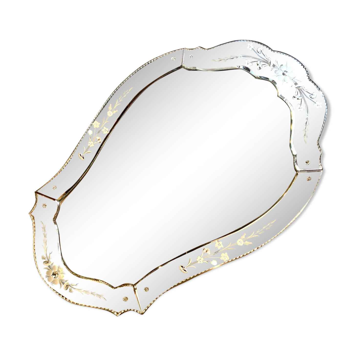 Venetian mirror 84 x 58 cm