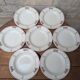 7 old deep plates in Salins earthenware model Nénuphar 24.5cm