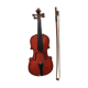 violin and decorative archer in antique varnished wood