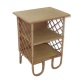 Rattan bedside table